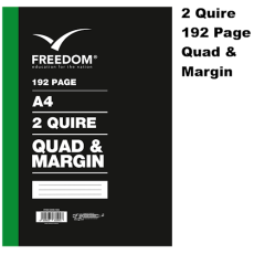 Freedom A4 - 2 Quire 192 Page Counter Book Q/M